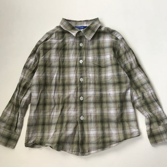 Shirt - Green Check - Age 5