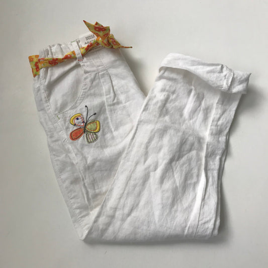 Trousers - White - Age 6