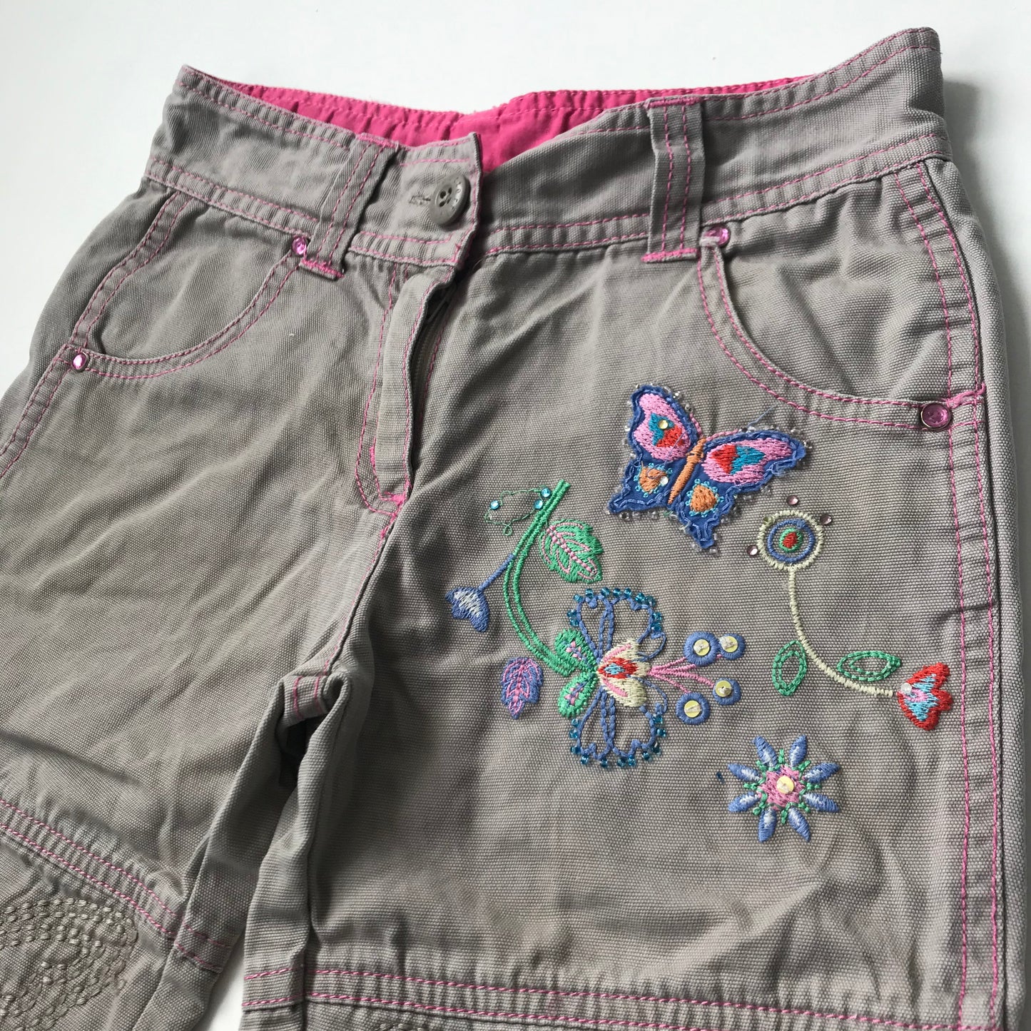 Trousers - Embroidery Detail - Age 6