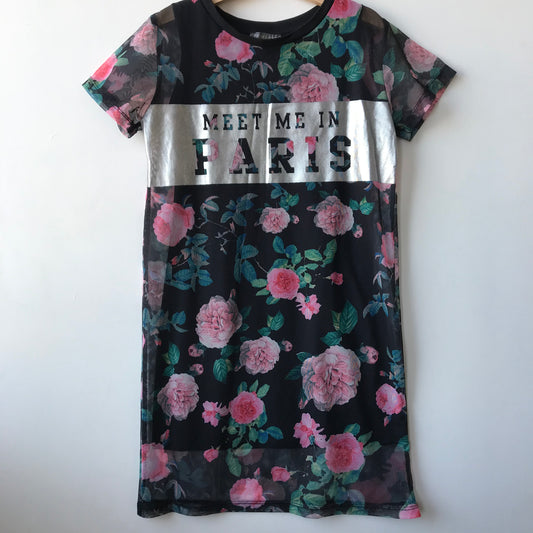 Dress - Floral 'Meet Me in Paris' - Age 8