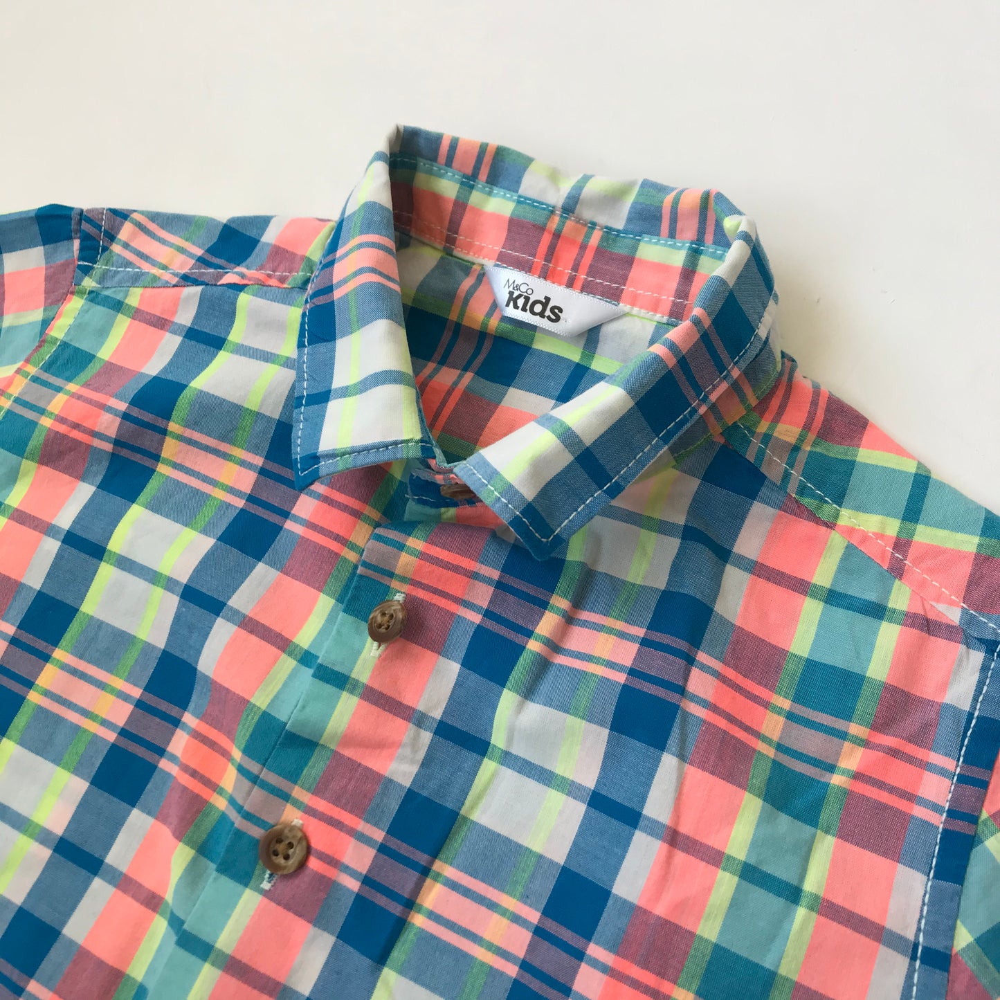 Shirt - Multicolour Check - Age 6