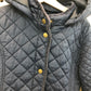 M&S Navy Blue Quilted Light Puffer Jacket Age 9