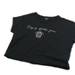 New Look Black Cropped T-shirt Age 12