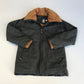 Decathlon Fouganza Jacket Age 11 Dark Grey Warm Lined High Collar