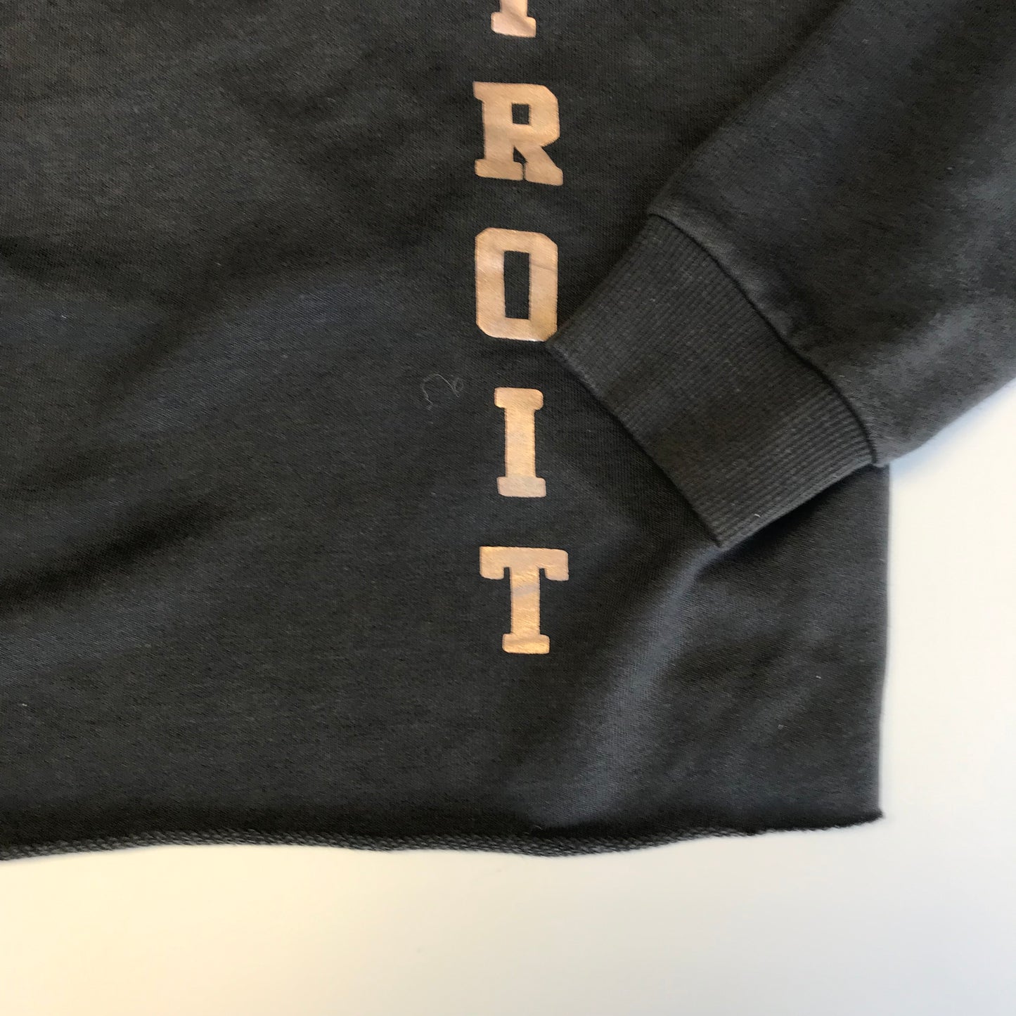 New Look Detroit Print Cropped Hoodie Age 12