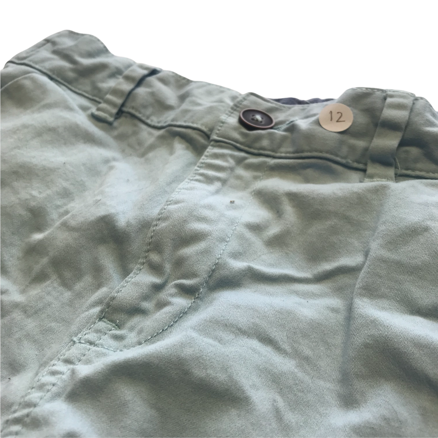 F&F Light Blue Chino Style Shorts Age 12