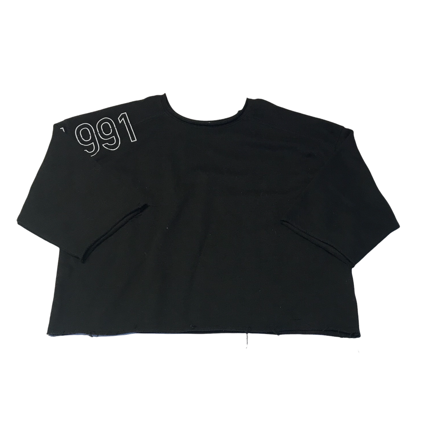 New Look Black NYC 1991 Cropped Sweatshirt Age 12