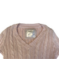 Light Pink V-neck Knit Jumper Age 12