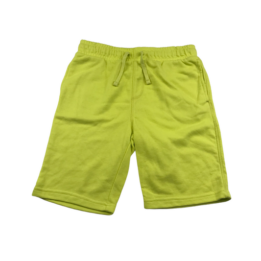 F&F Neon Yellow Jersey Shorts Age 12