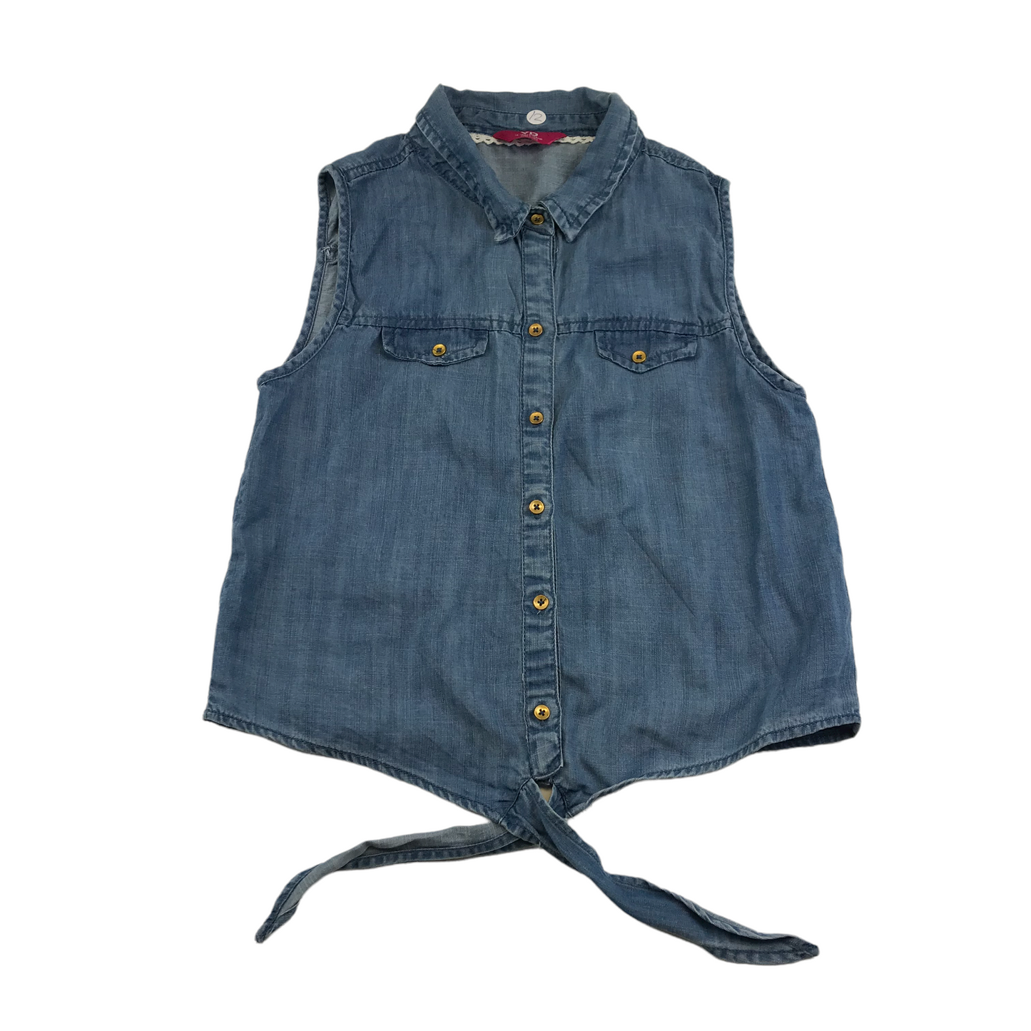 YD Denim Blouse Top Age 12