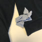 M&S Blue Pin Stripe Bow Sweatshirt Age 12