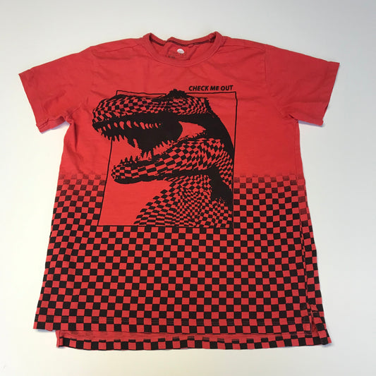 NEXT Red T-Rex T-shirt Age 12