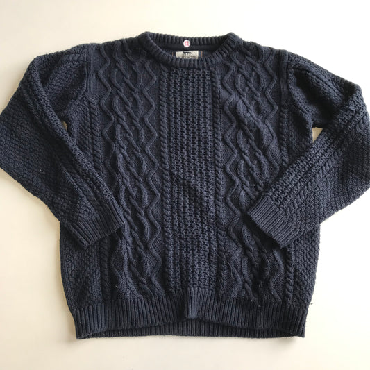 Jumper - Navy Knit - Age 12