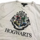 New Look White Hogwarts Cropped T-shirt Age 12