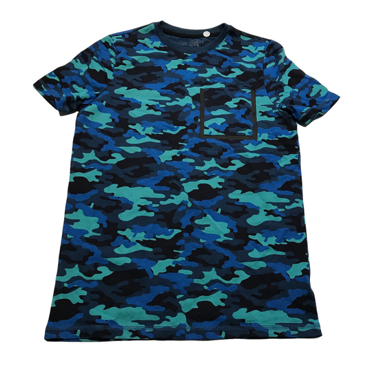 F&F Blue Camo T-shirt Age 12