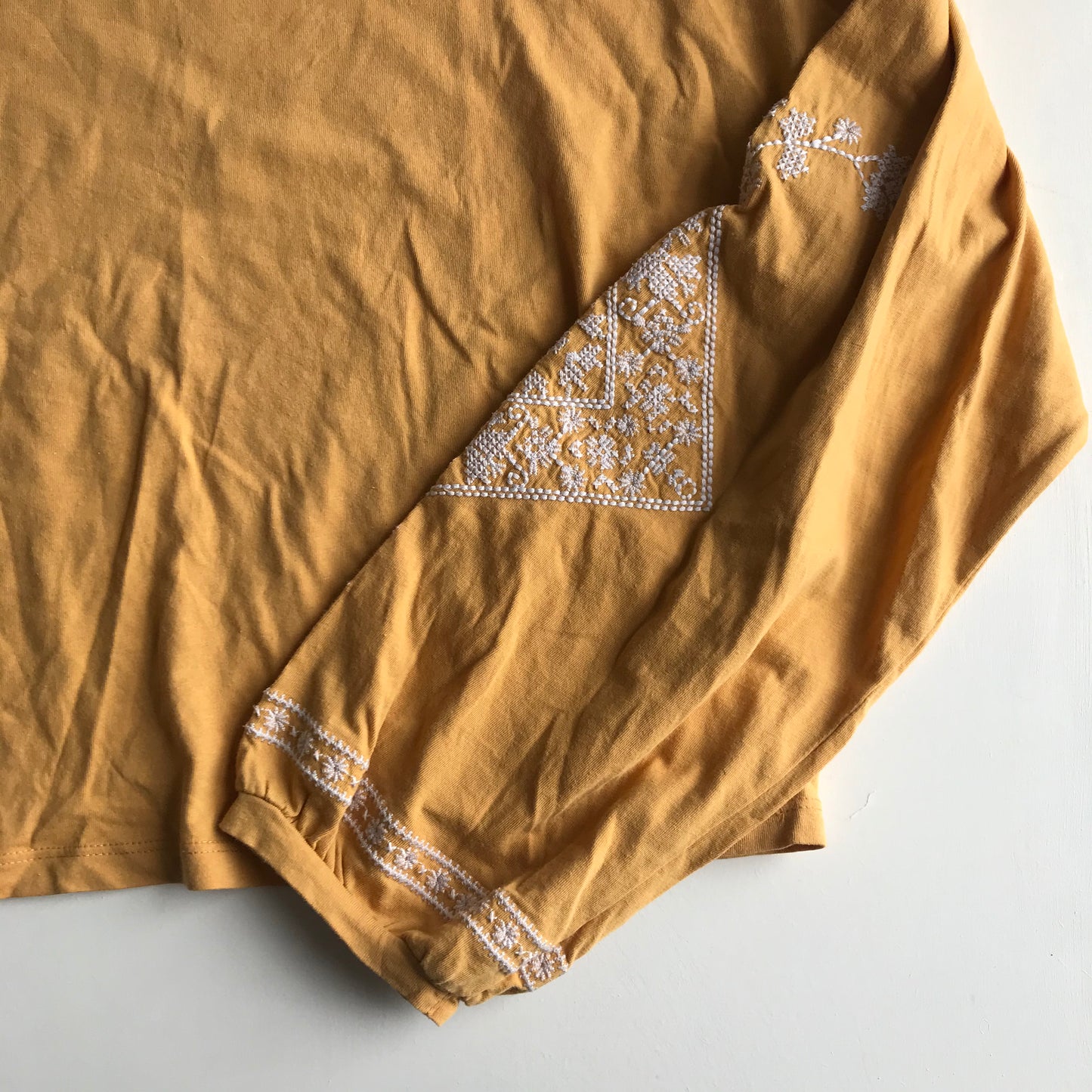 T-shirt - Cropped Yellow - Age 12