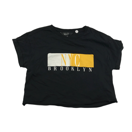 New Look NYC Brooklyn Graphic Crop Top Age 12