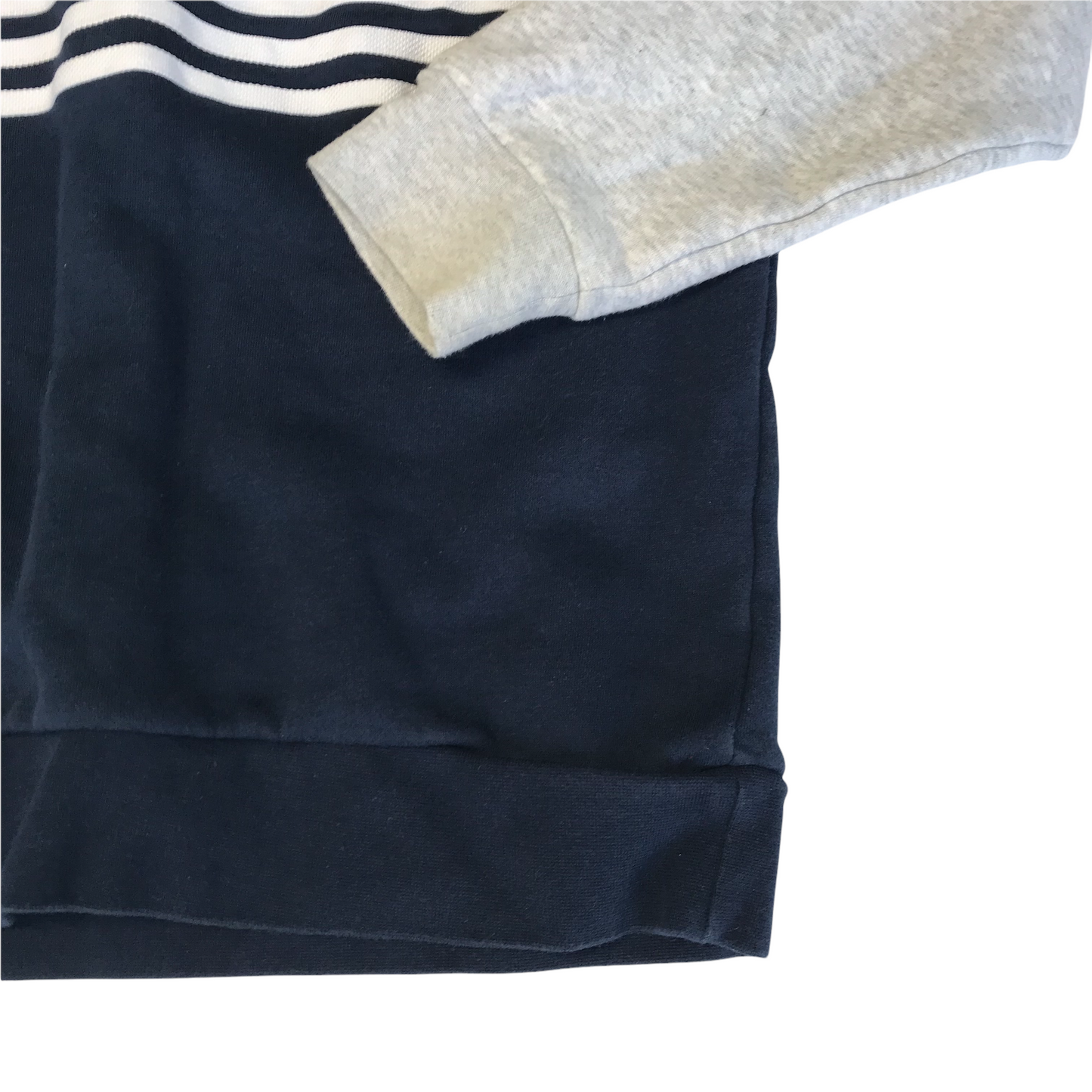 Adidas navy and Grey Sweatshirt Age 13