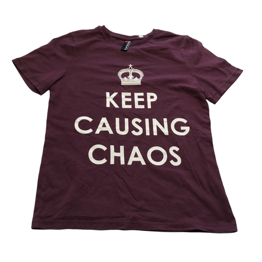 FlipBack Burgundy Chaos T-shirt Age 13