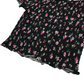 New Look Black Floral Crop Top Age 14