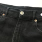 Monki Black Plain Denim Shorts Age 14