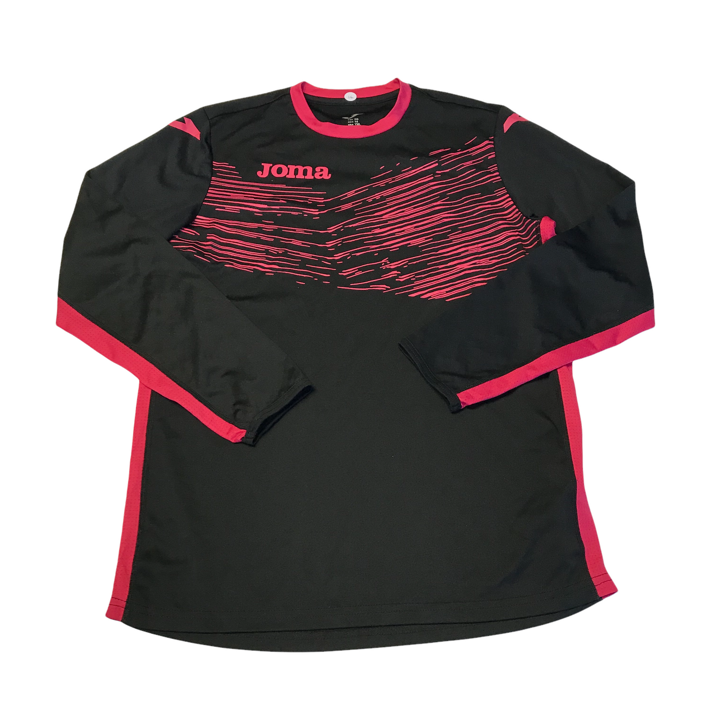 Joma Black and Pink Sports Shorts and Top Set Age 14