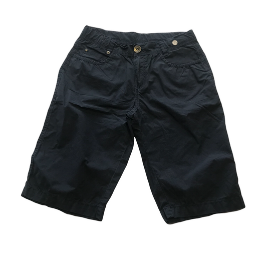 Navy Blue Chino Style Shorts Age 14