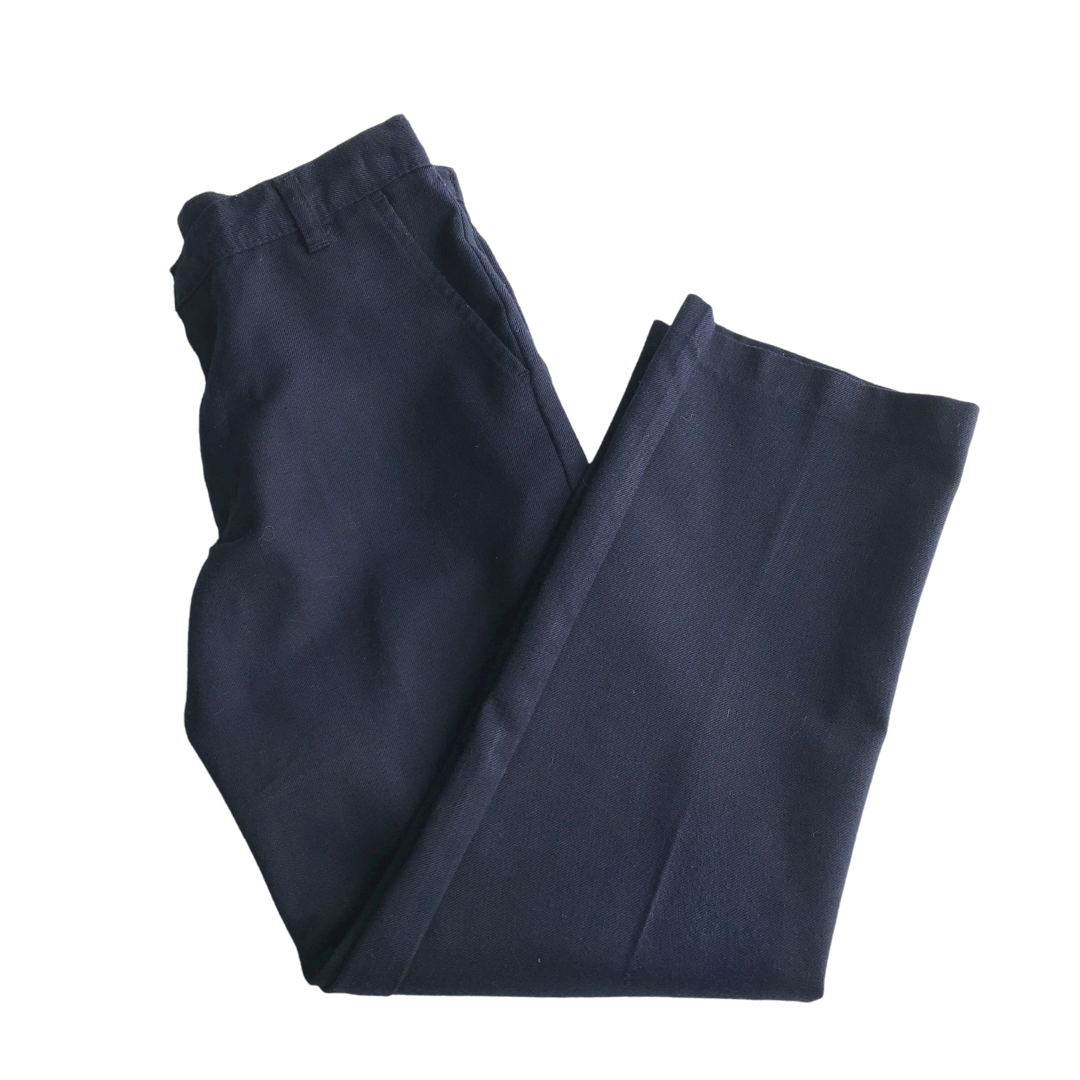 Navy Blue School Trousers with Adjustable Waist