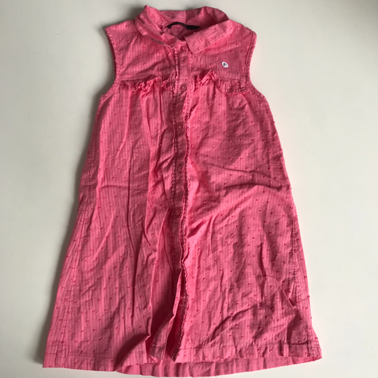 Dress - Pink with Collar - Age 5