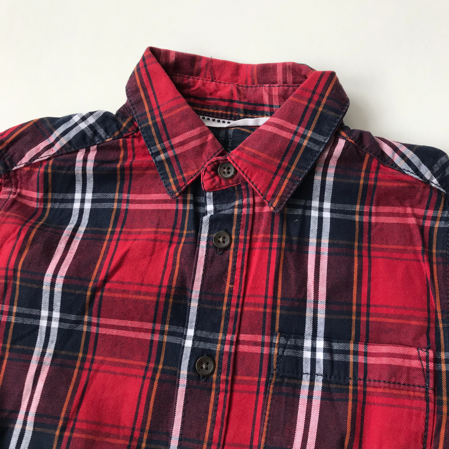 Shirt - Red Check - Age 7