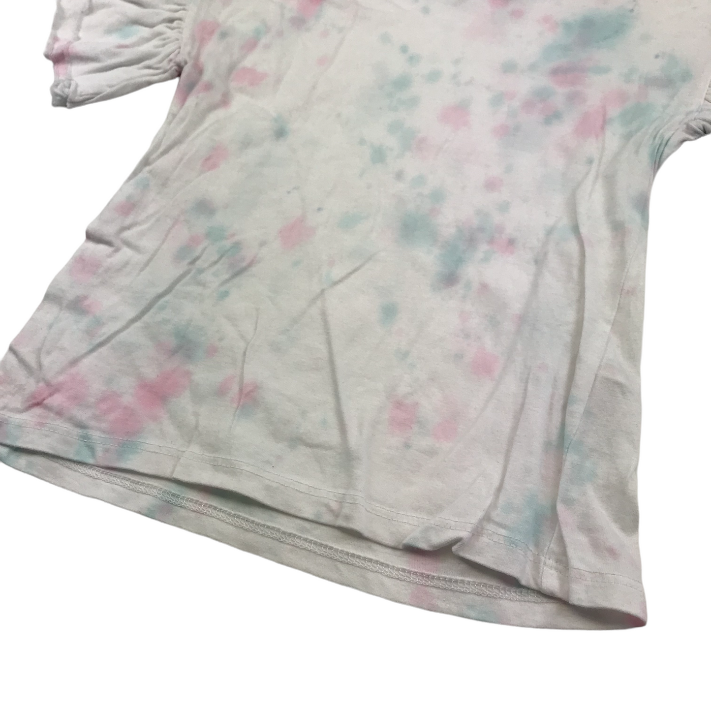 River Island White Pastel Tie Dye T-shirt Age 4