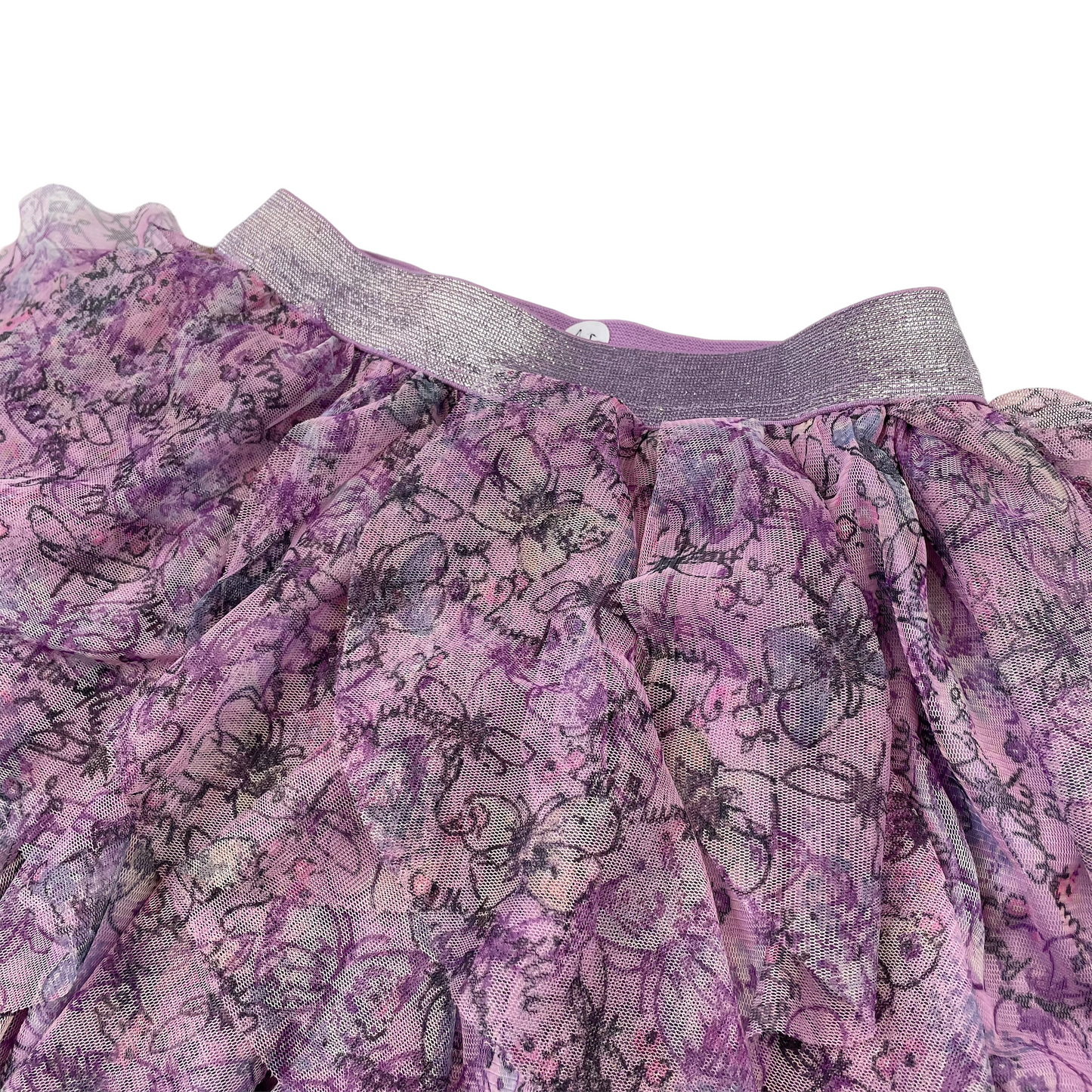 George Light Purple Pattern Frill Skirt Age 4