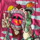 T- shirt - Pink Monkey - Age 4