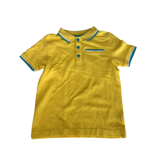 Mini Club Yellow Polo Shirt Age 4