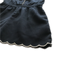 Next Black Scalloped Detail Playsuit Age 4