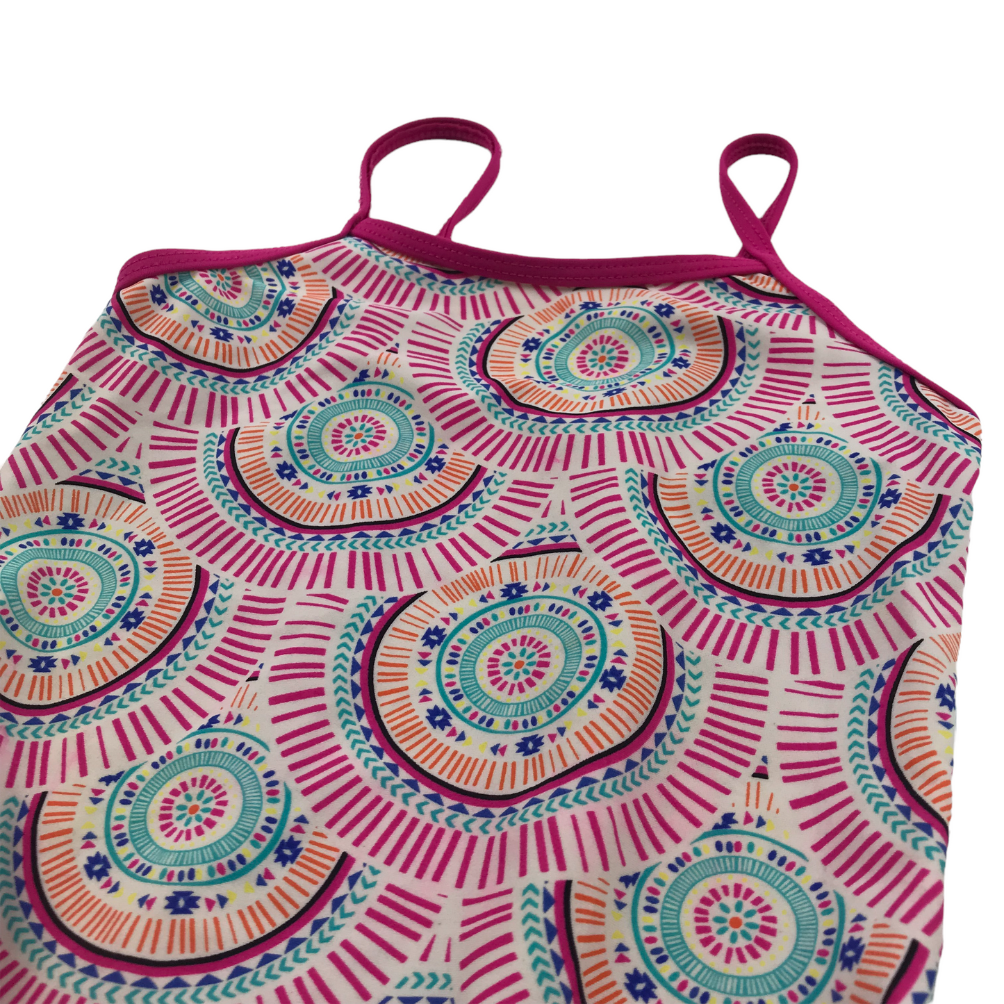 Tu Pink Pattern Swimsuit Age 4