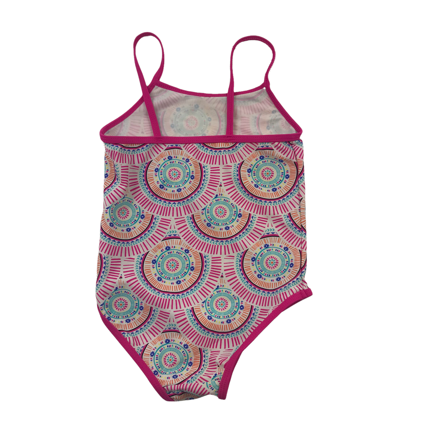 Tu Pink Pattern Swimsuit Age 4