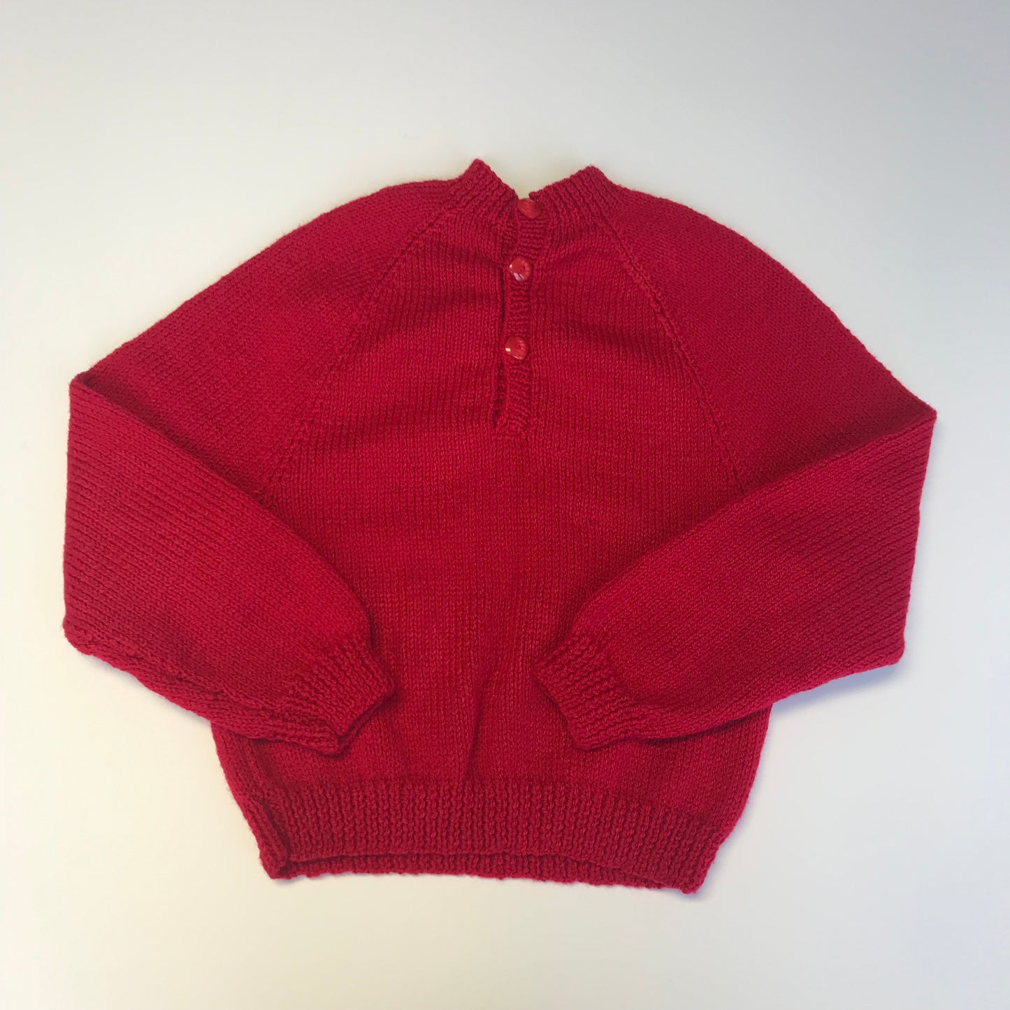 Red Knitted Jumper Age 4