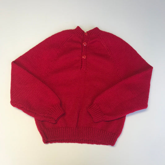 Red Knitted Jumper Age 4