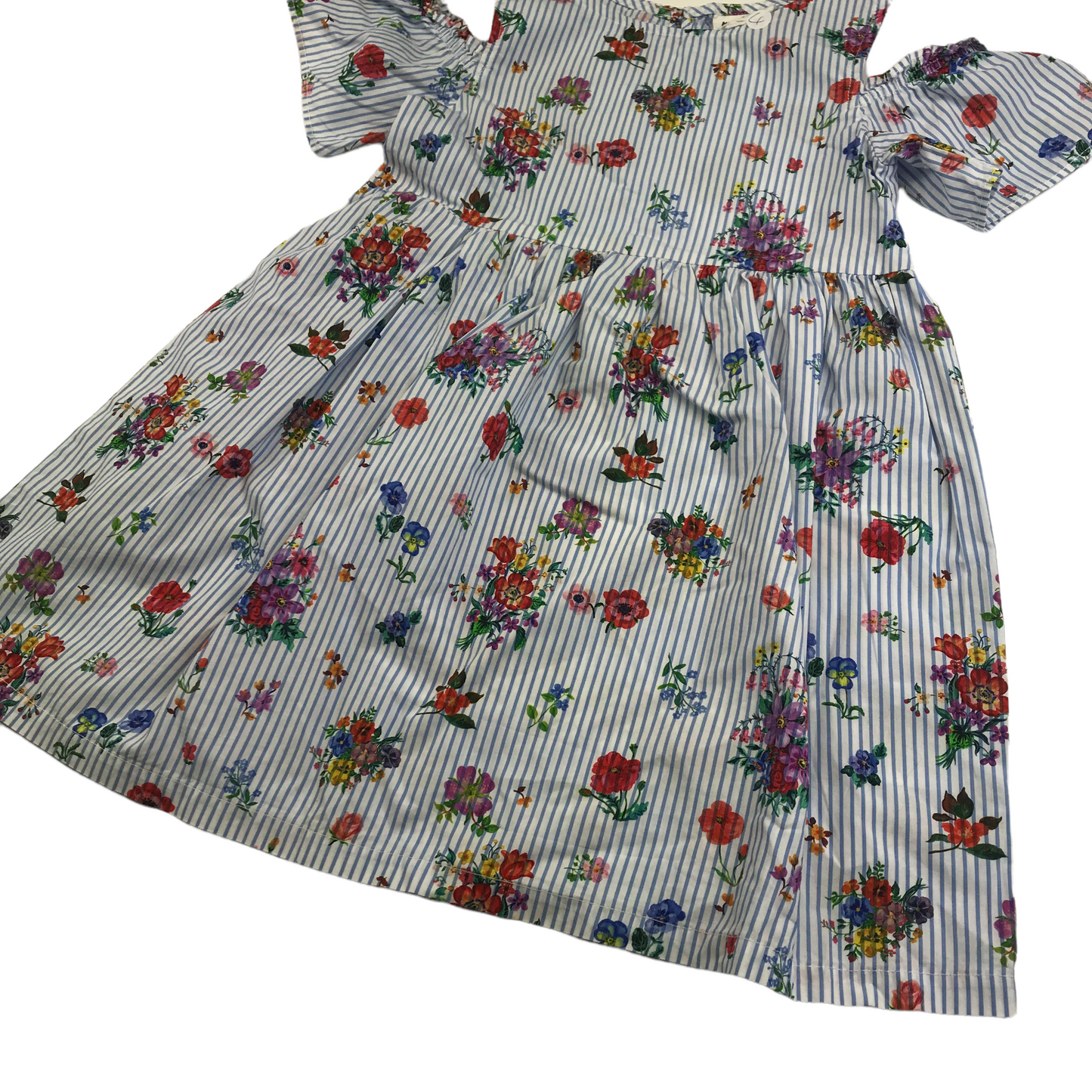 H&M x Nathalie Lete Blue and White Floral Dress Age 4