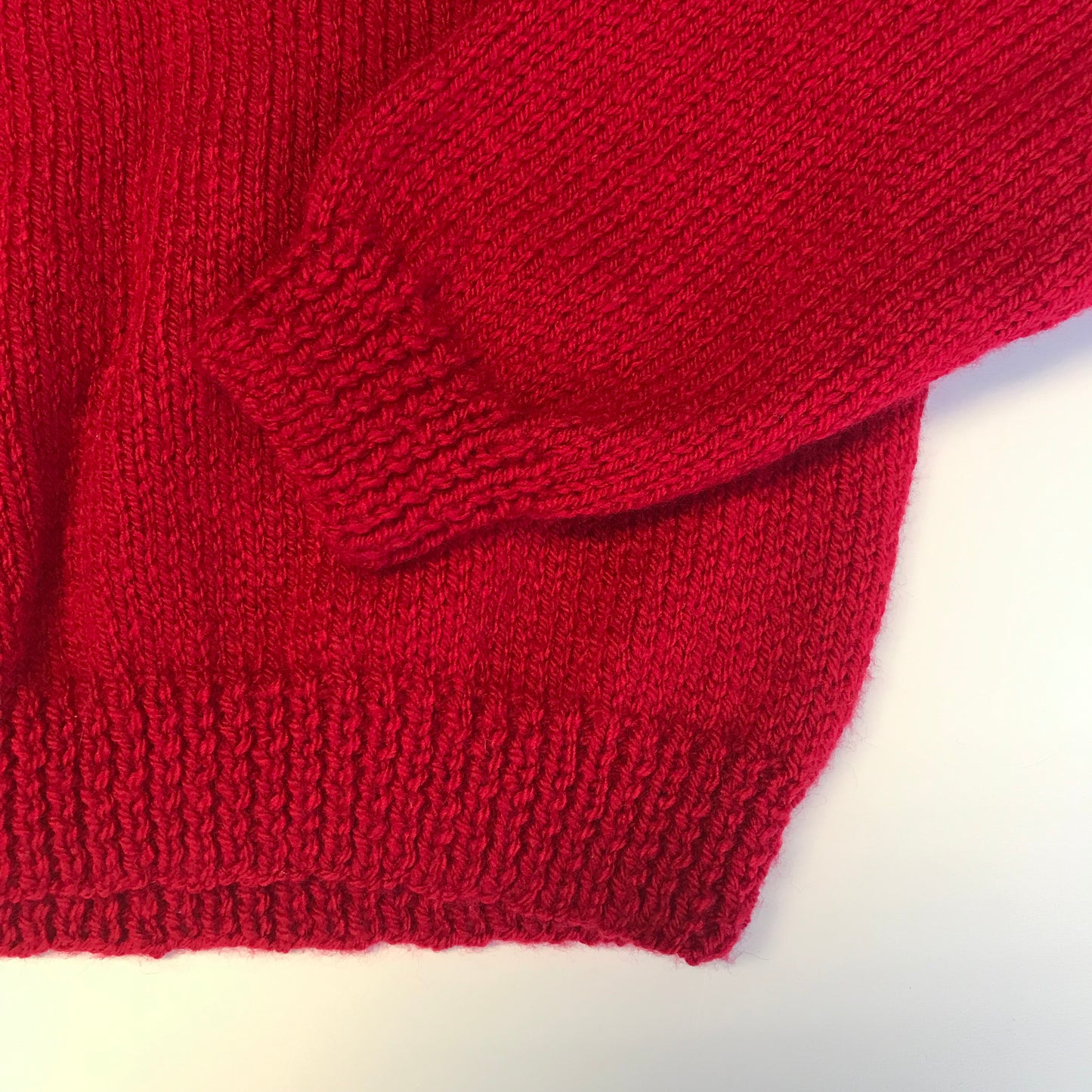 Red Knitted Jumper Age 4