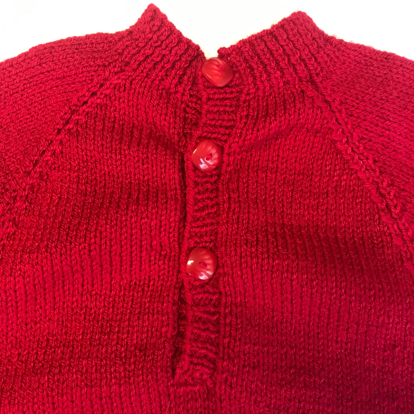 Red Knitted Jumper Age 4