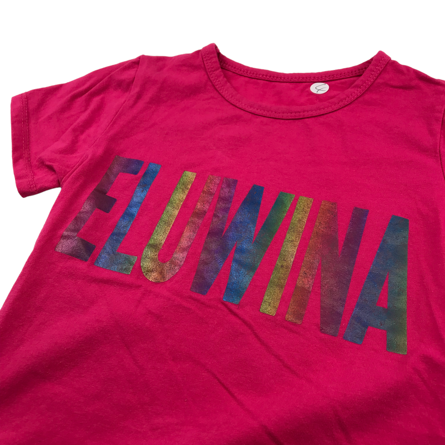 Pink Eluwina Print T-shirt Age 4