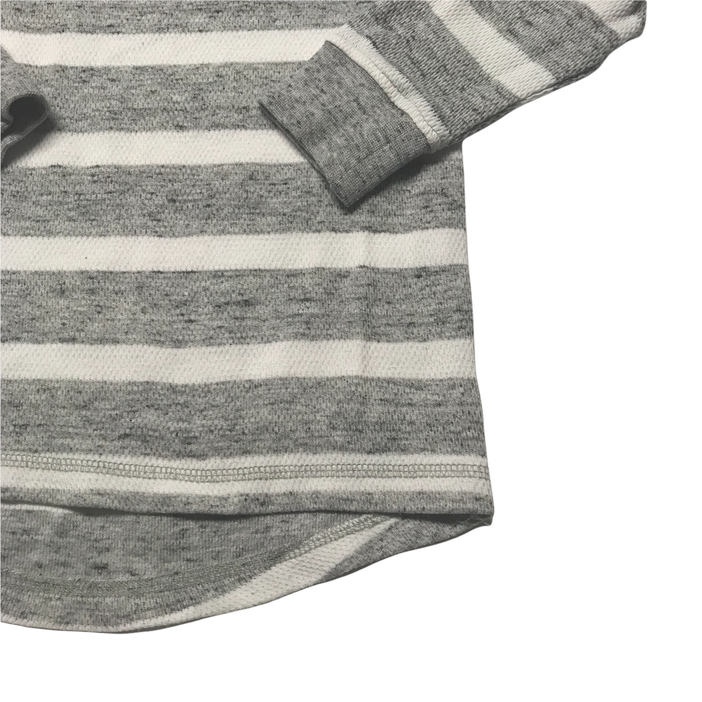 Next Grey White Stripes T-shirt Age 4