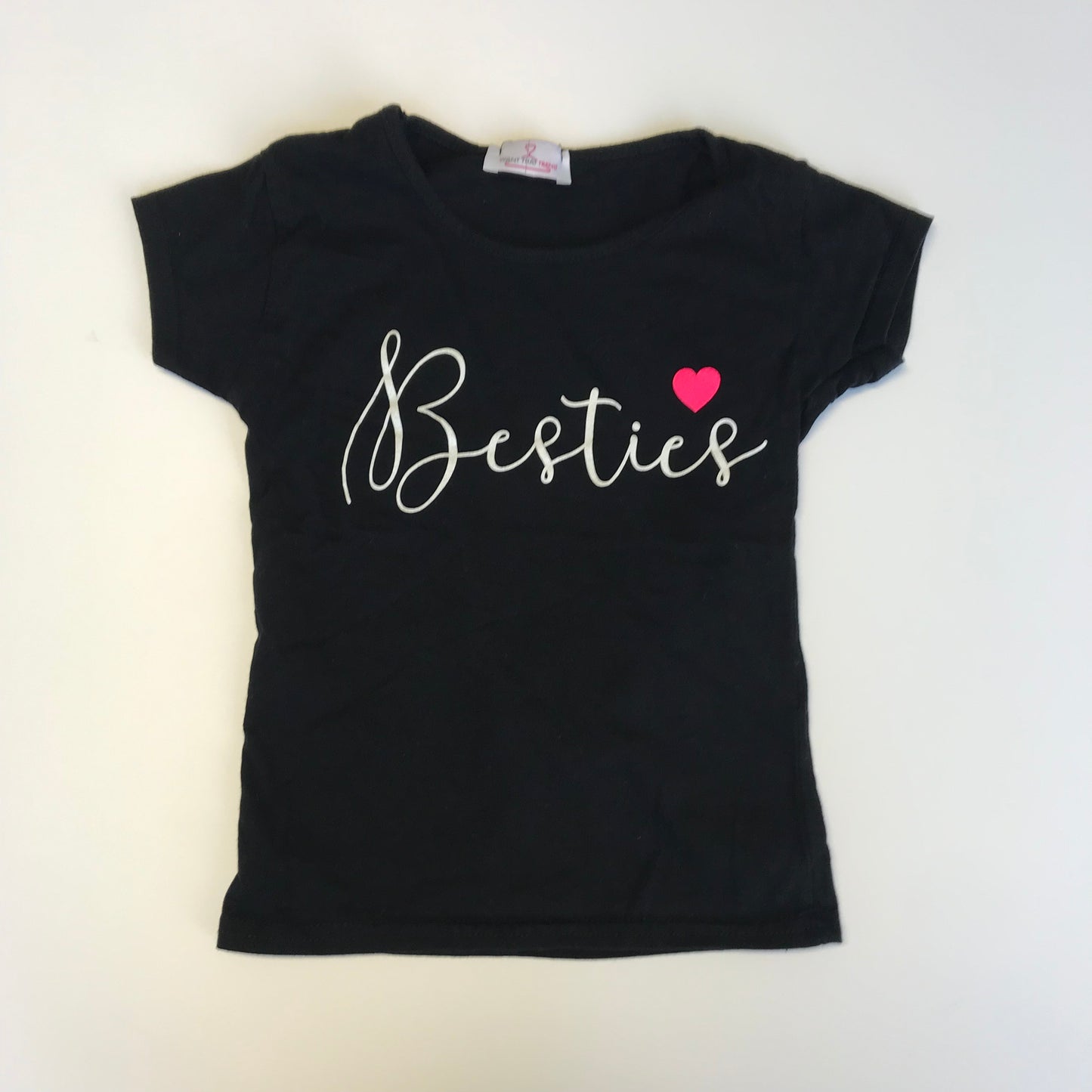 Want That Trend Black Besties T-shirt Age 4