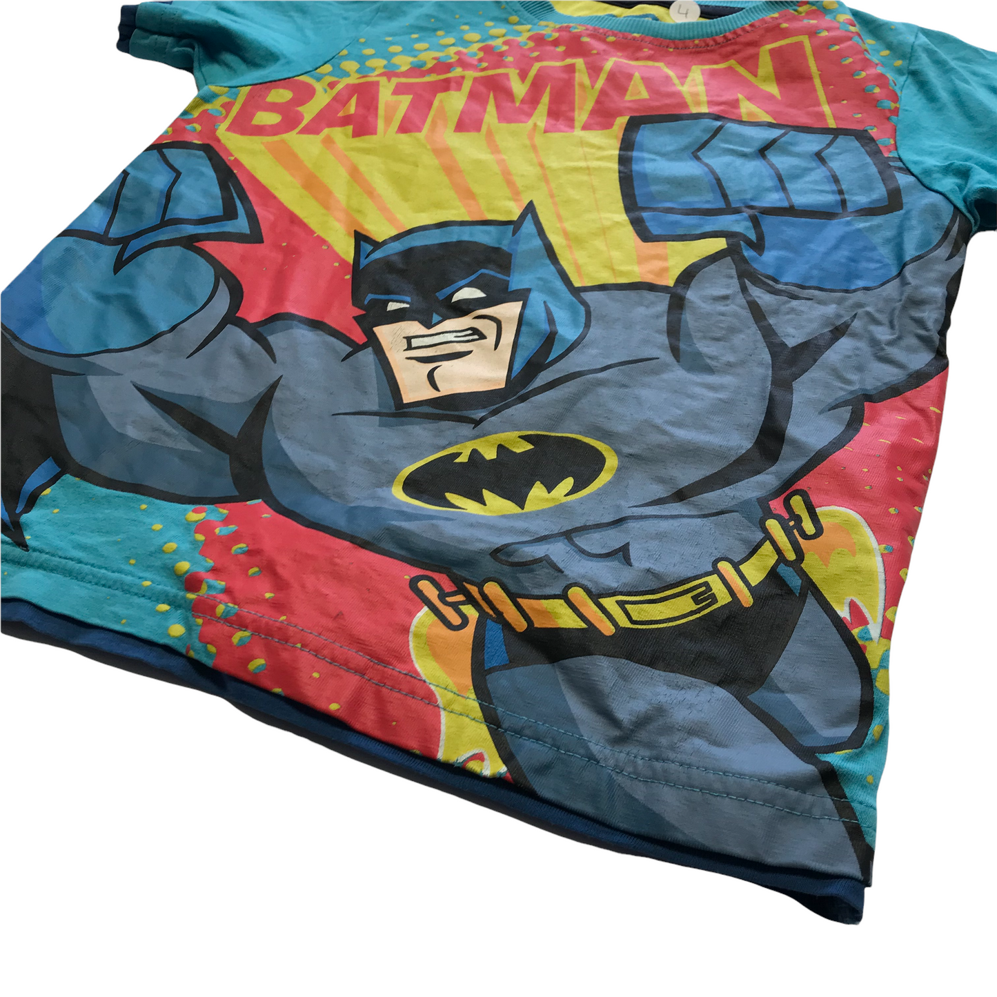 M&S Blue Batman T-shirt Age 4