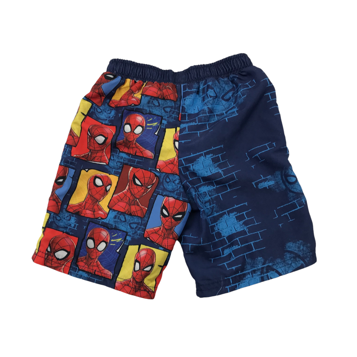 Navy Blue Spiderman Swim Trunks Age 4