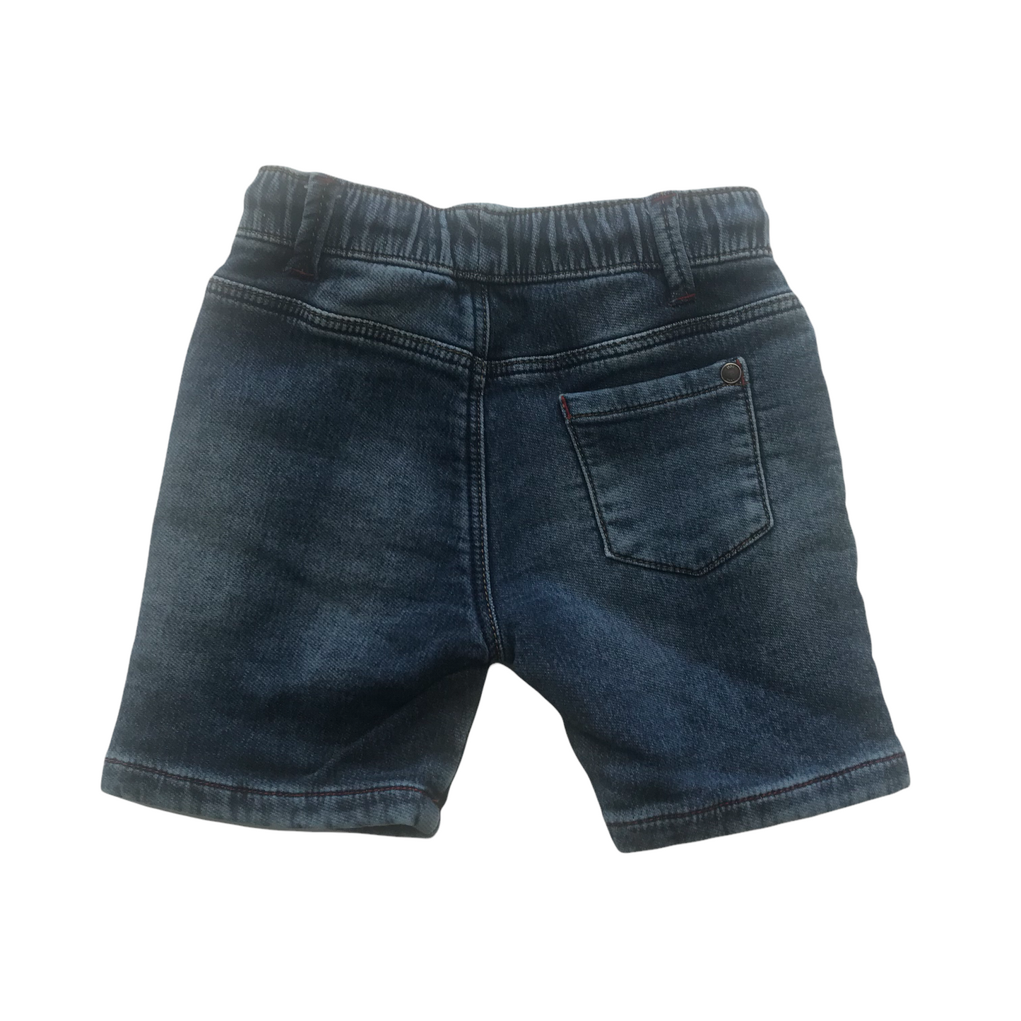 Blue Stretchy Denim Style Shorts Age 4