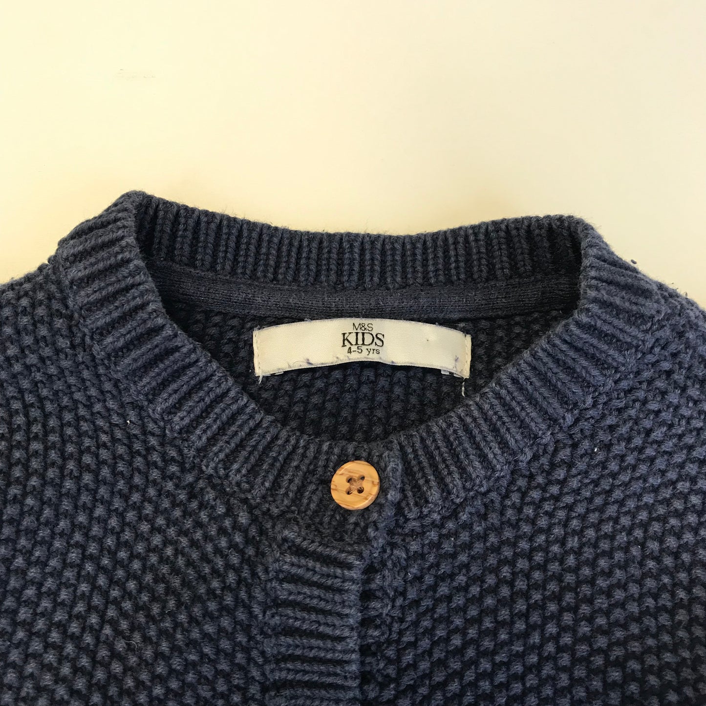 M&S Navy Blue Cardigan Age 4