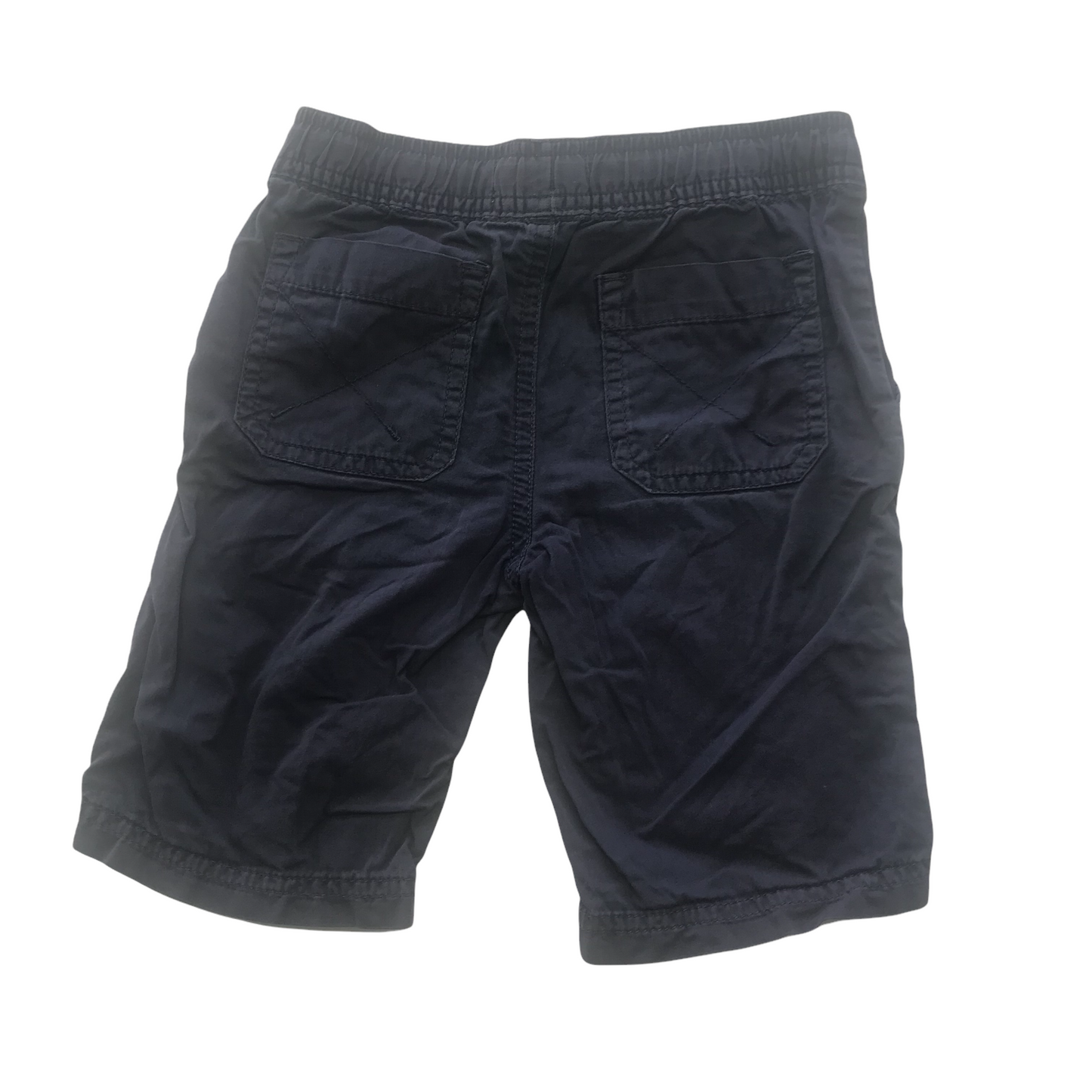 M&S Indico Navy Blue Plain Shorts Age 4